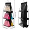 Hanging Handbag Organizer Dust-Proof Storage Holder Bag Wardrobe Closet for Purse Clutch with 6 Larger Pockets (